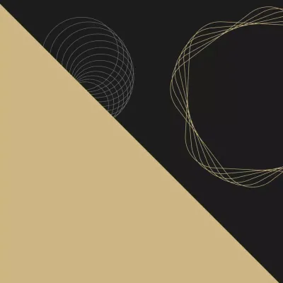ベージュ 幾何学 シンプルパターン