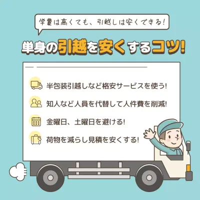 水色 シンプル 引越し ポスター SNS投稿 正方形